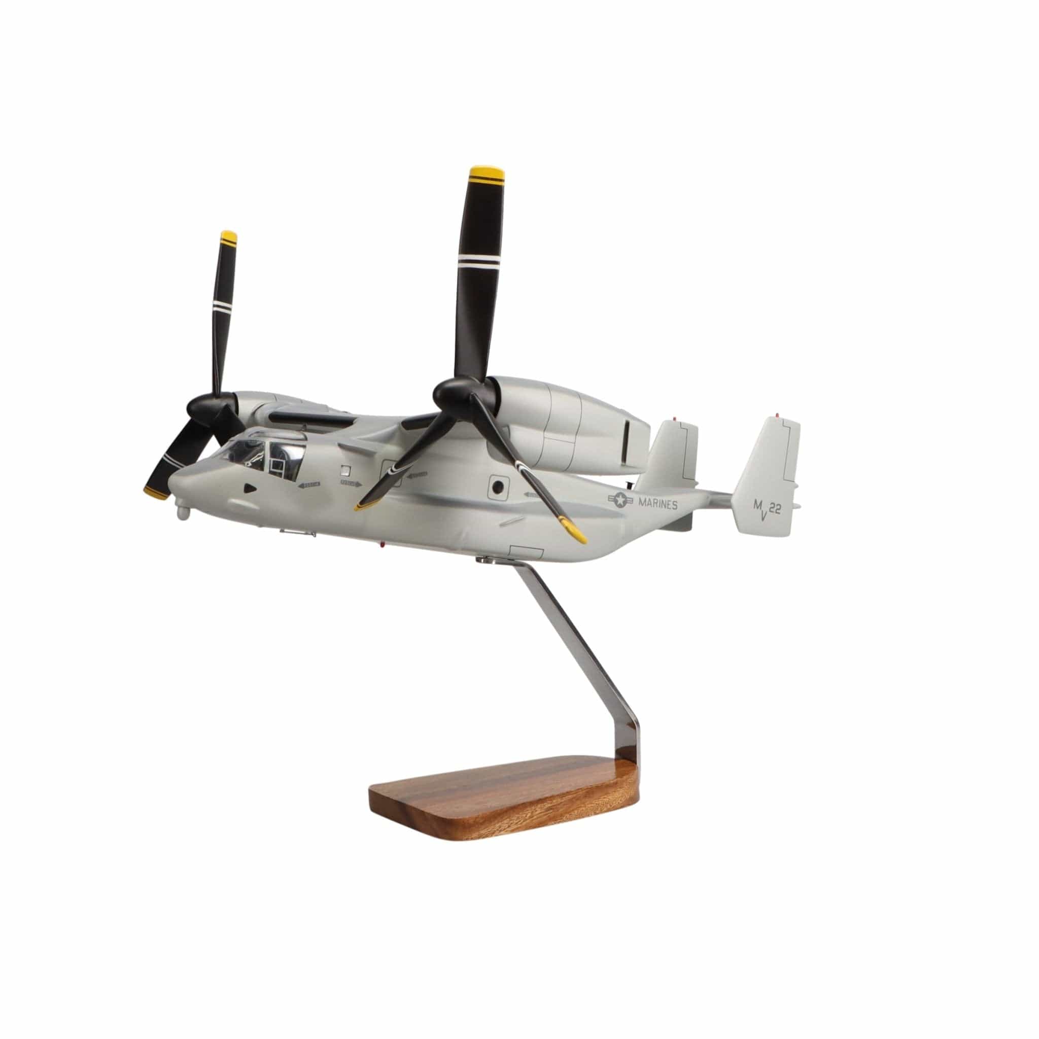 Bell V-22 Osprey Clear Canopy Large Mahogany Model