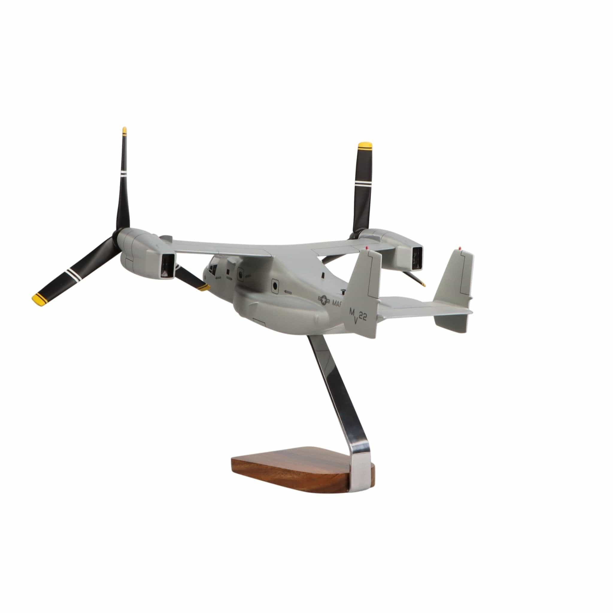 Bell V-22 Osprey Clear Canopy Large Mahogany Model