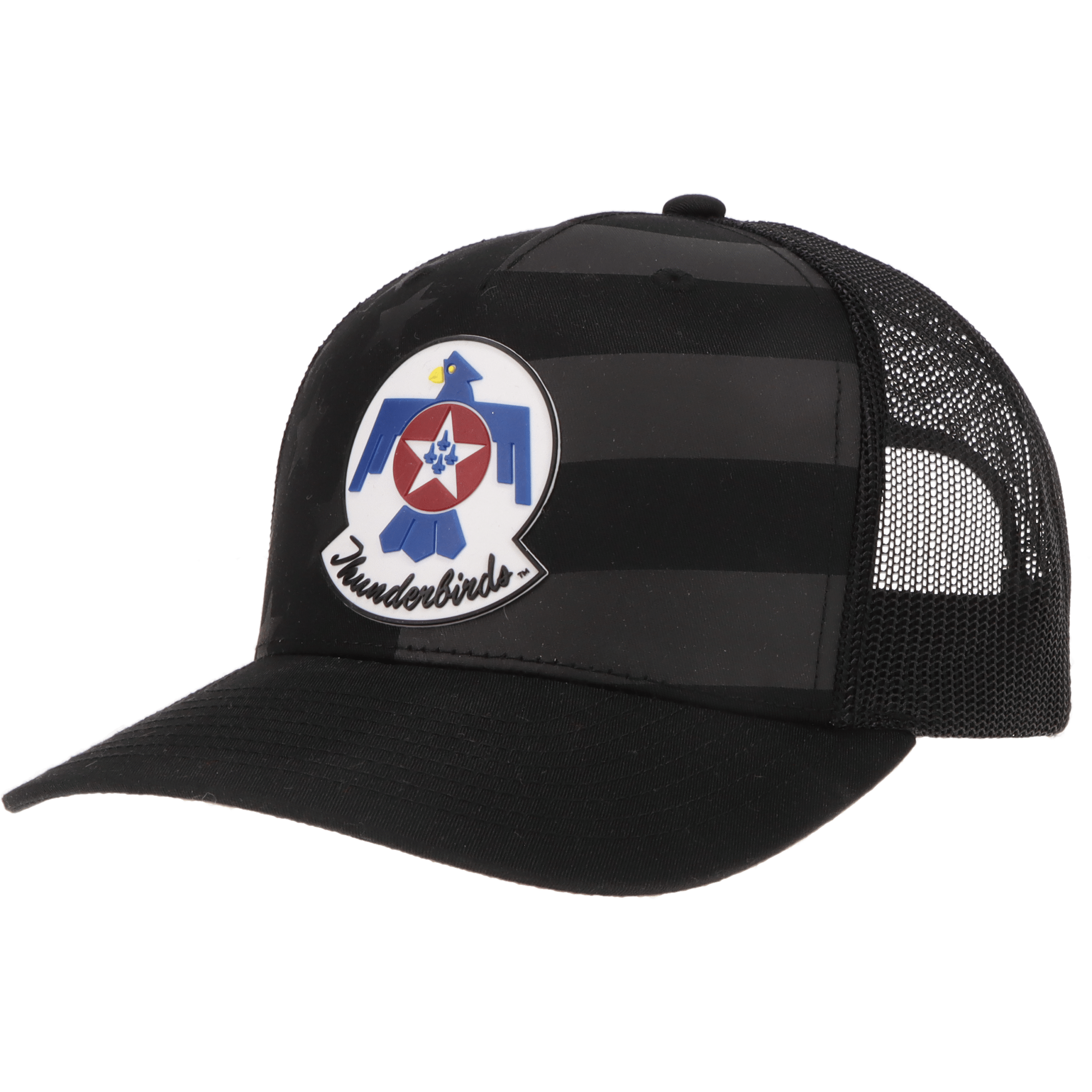 Official U.S. Air Force Thunderbirds Black Stealth Trucker Hat