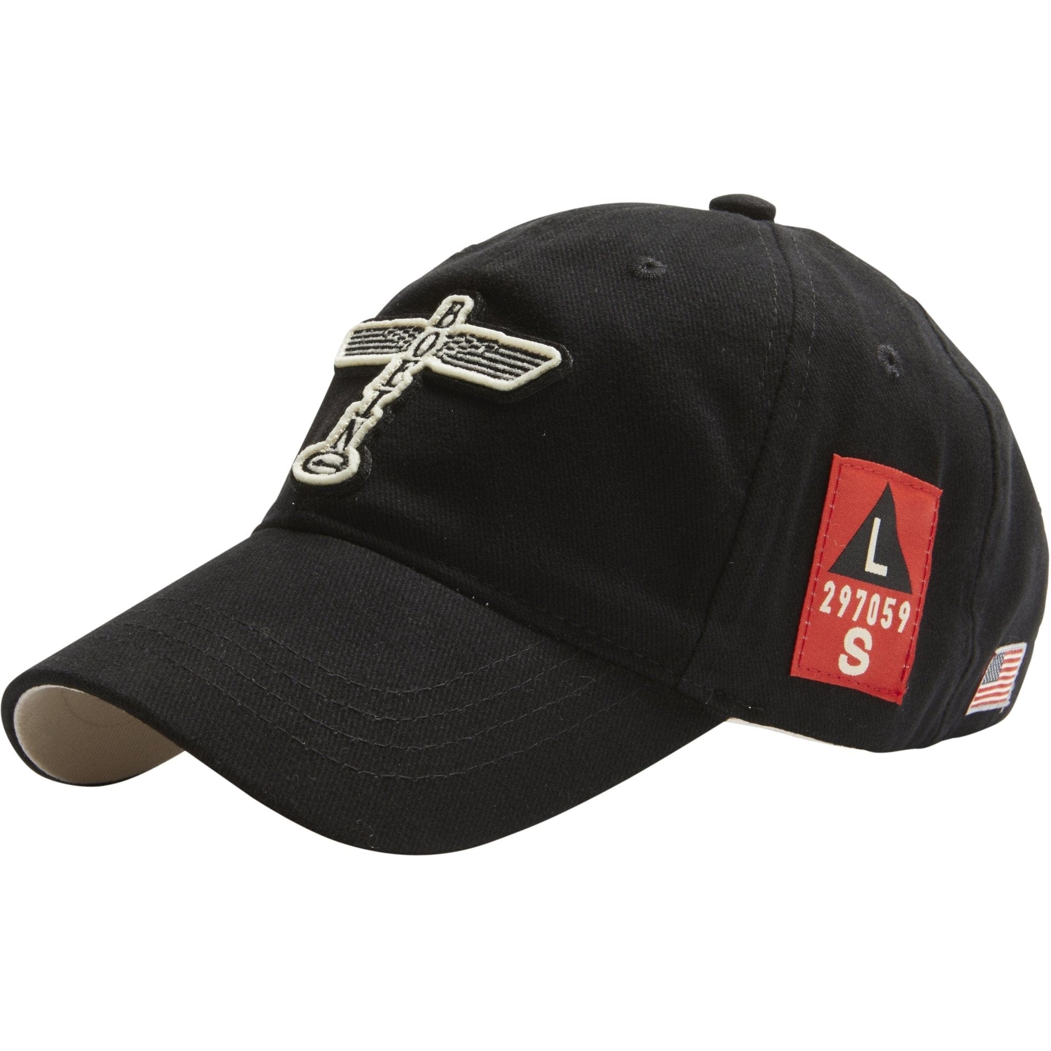 Red Canoe B-17 Flying Fortress Ball Cap Black
