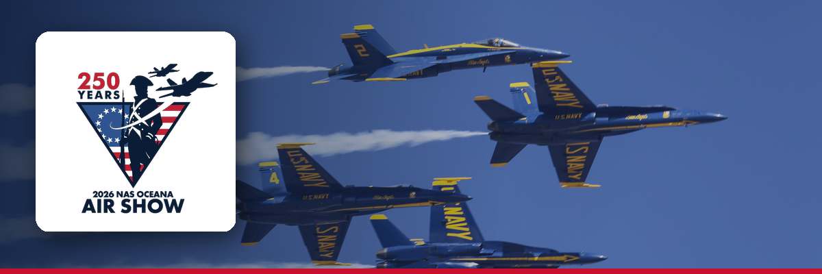 NAS Oceana Air Show 2026 - live on LiveAirShowTV, September 19 and 20