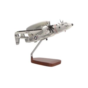 Northrop Grumman E-2C Hawkeye Large Mahogany Model