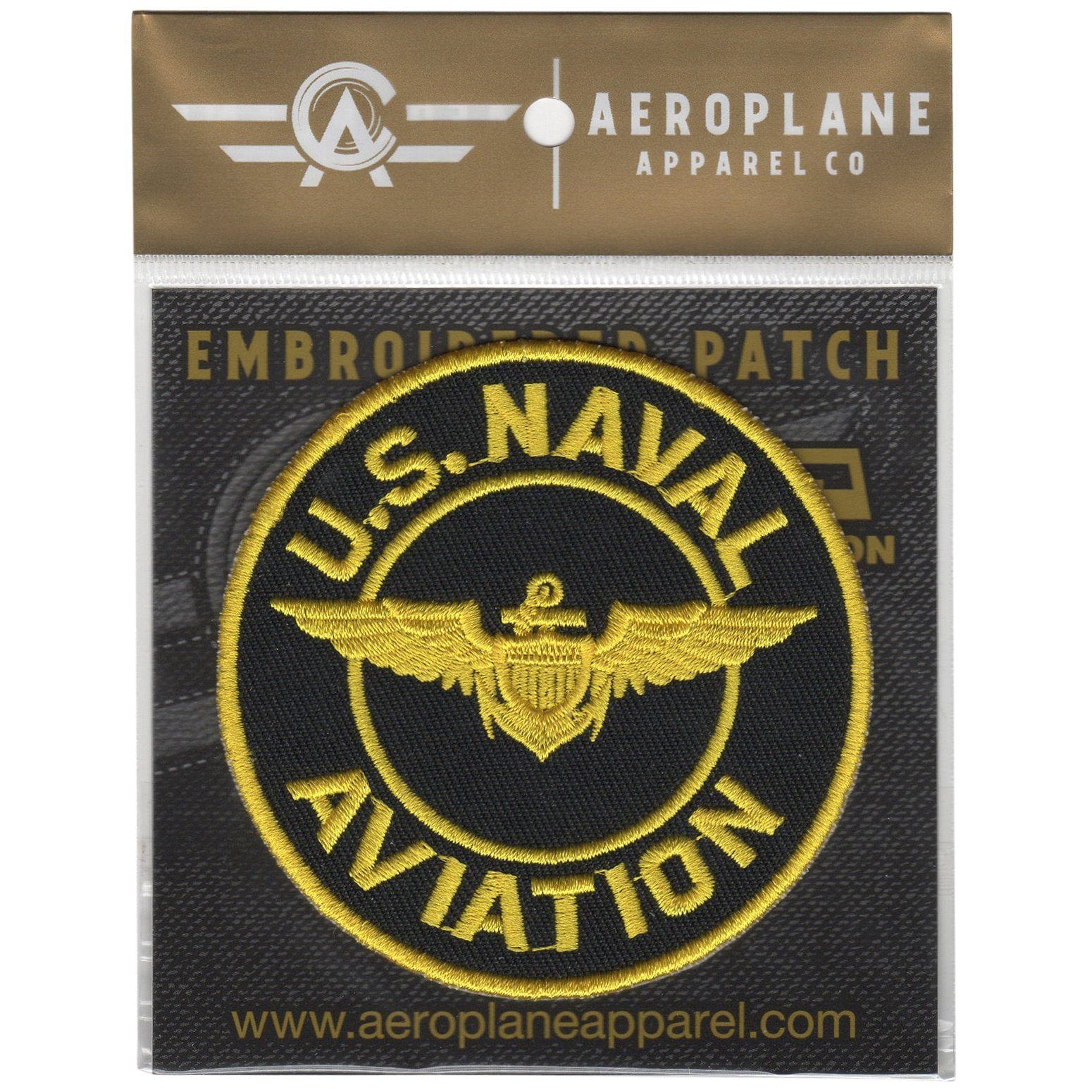U.S. Naval Aviation Iron-On Patch by Aeroplane Apparel Co.