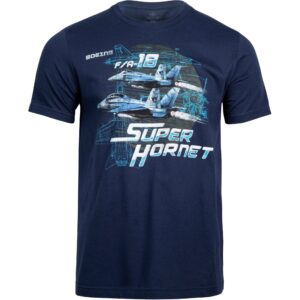 F/A-18 Super Hornet T-Shirt by Aeroplane Apparel Co.