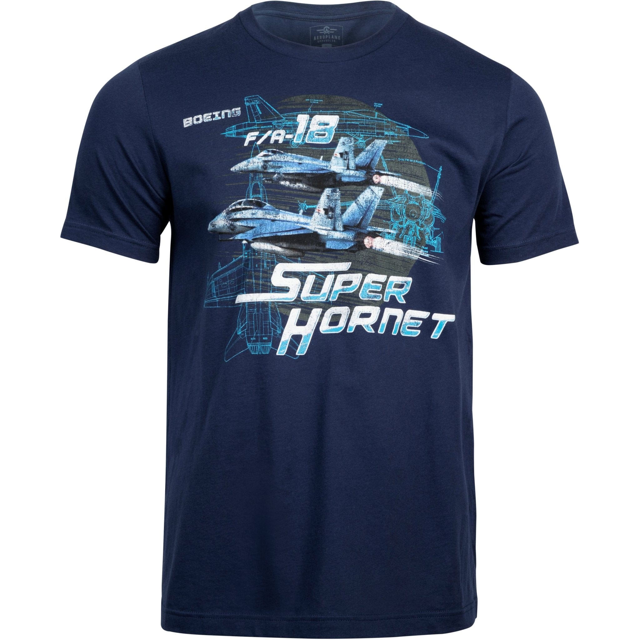 F/A-18 Super Hornet T-Shirt by Aeroplane Apparel Co.